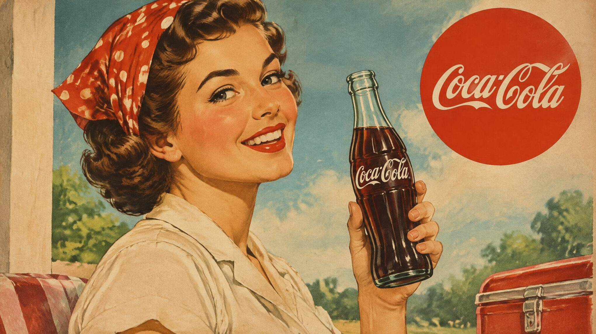 vintage advertisement poster