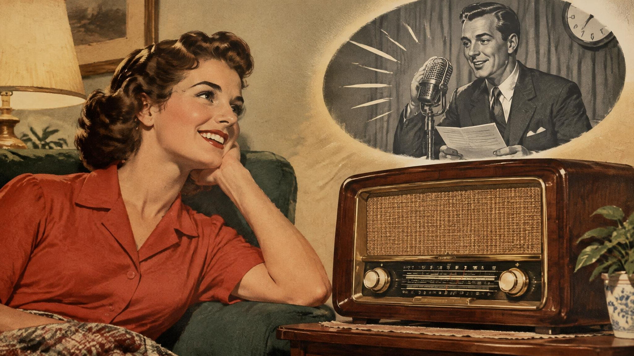 vintage radio advertisement