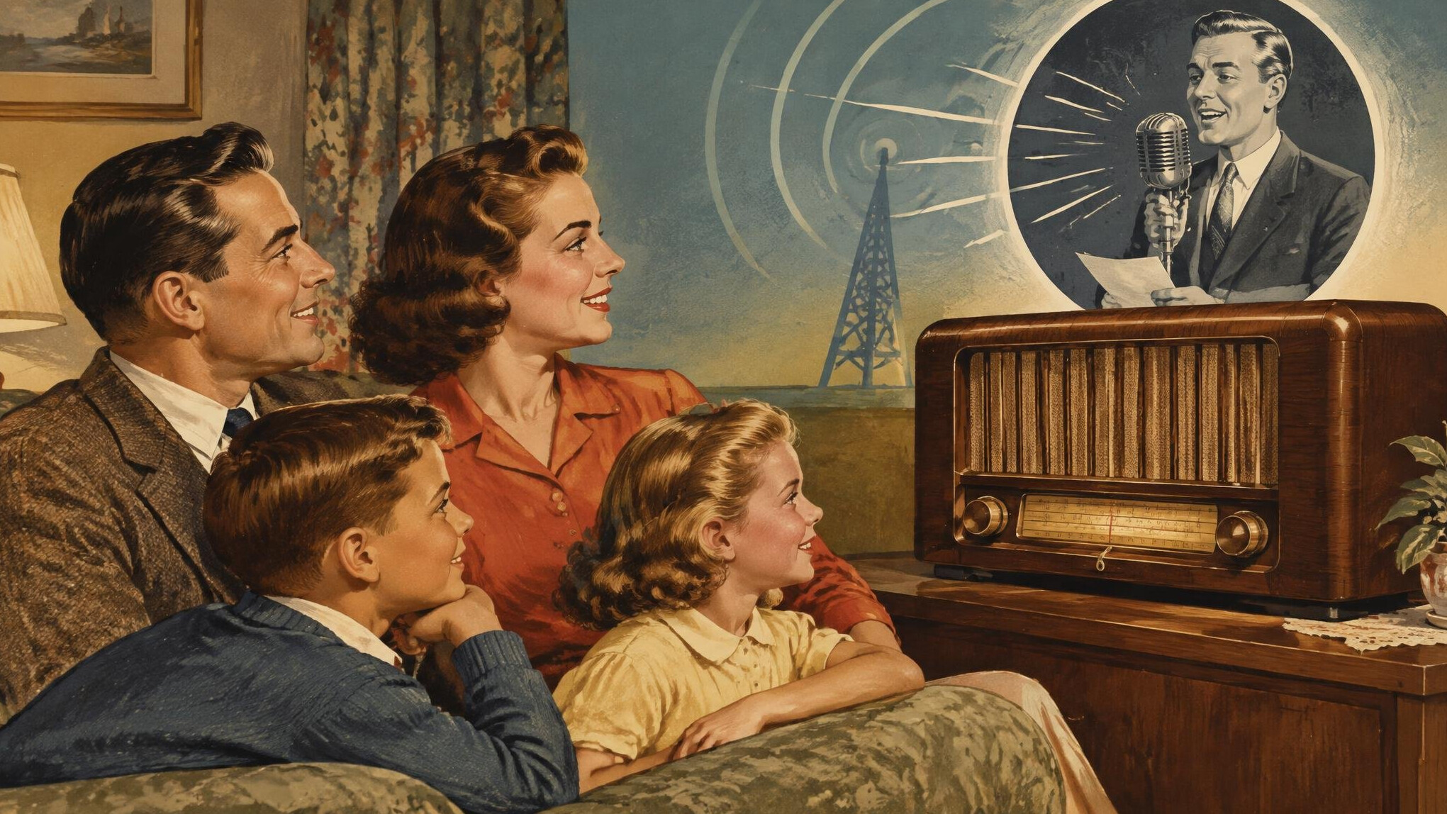 vintage radio advertisement
