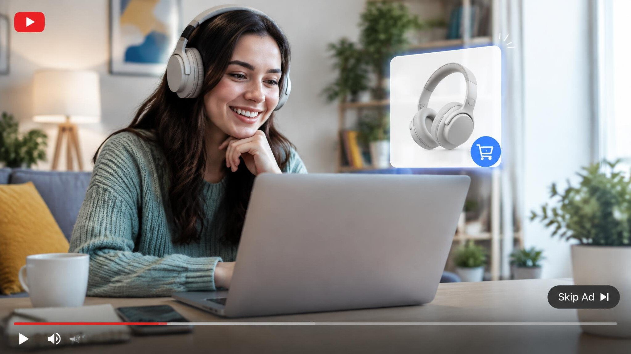 modern online video ad