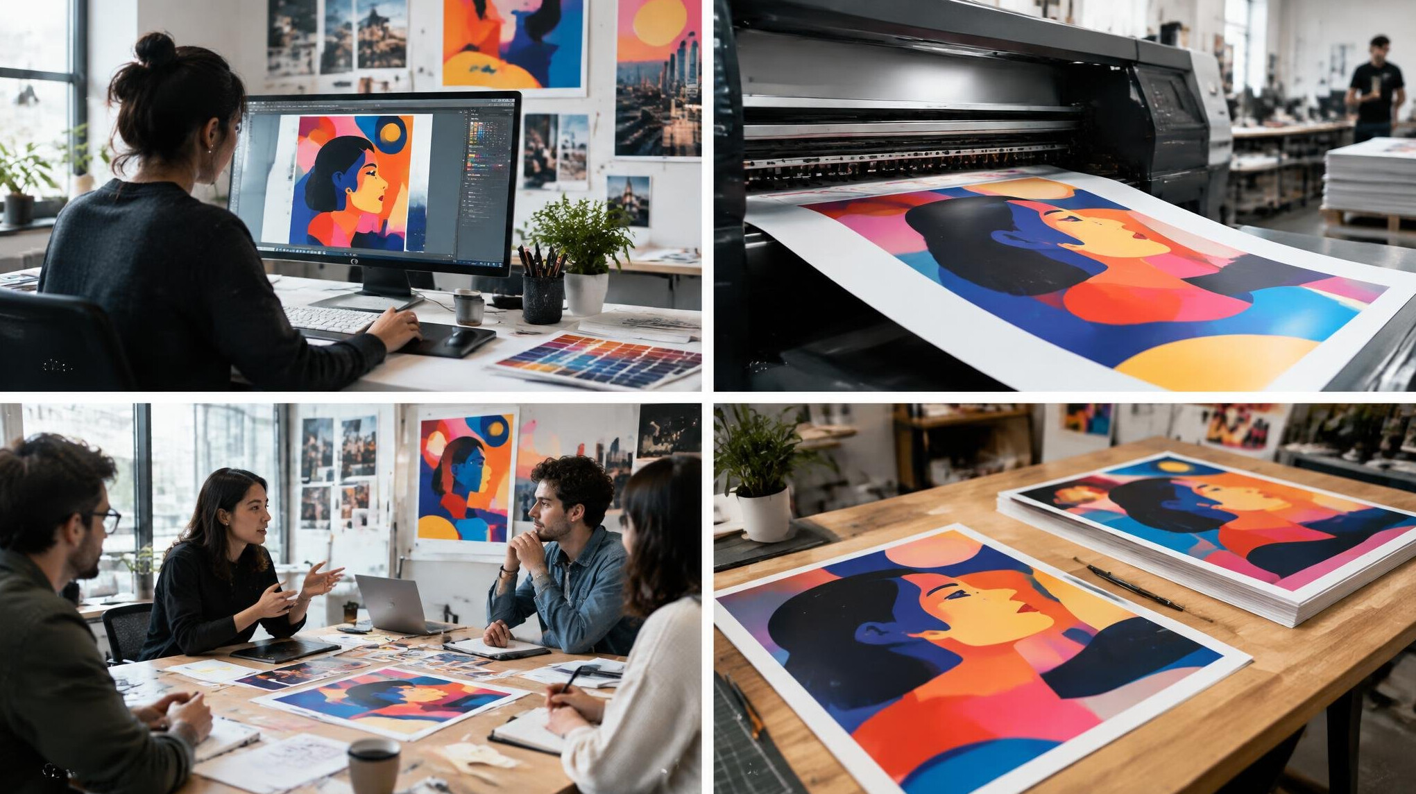printing posters process