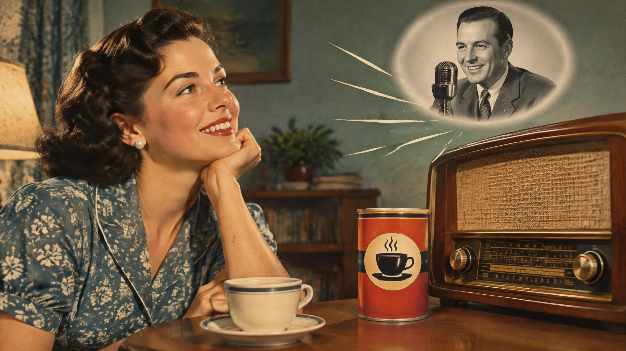 old radio advertisement