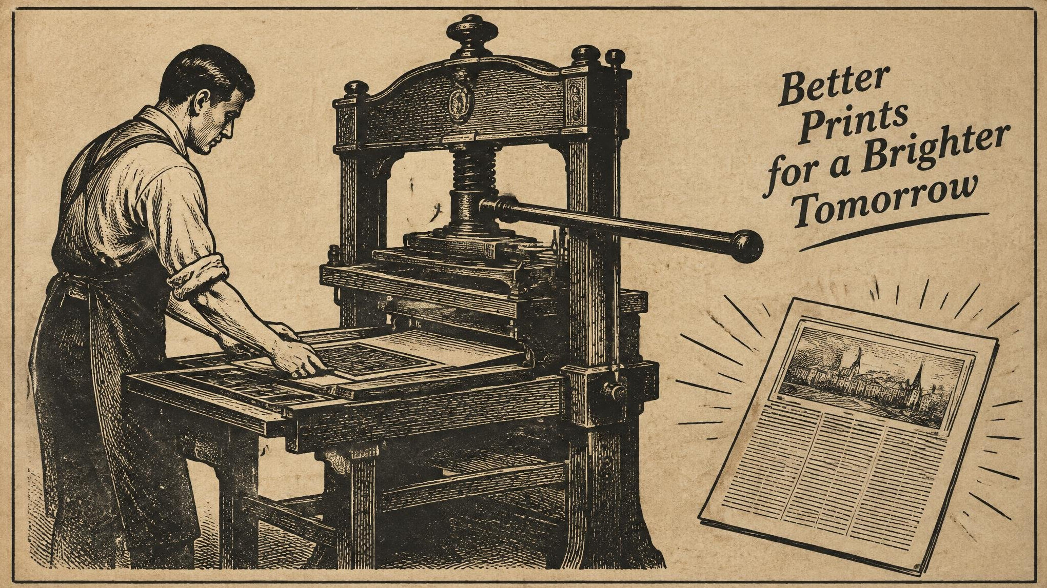 vintage newspaper ad