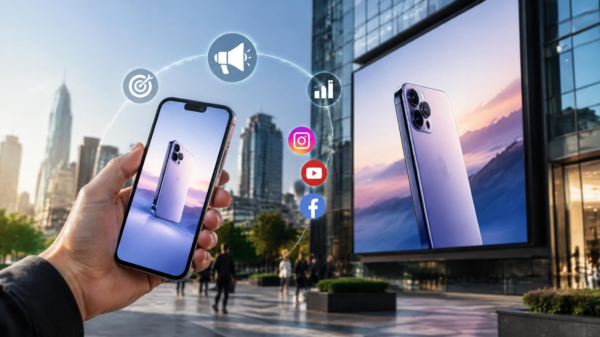 digital marketing screen