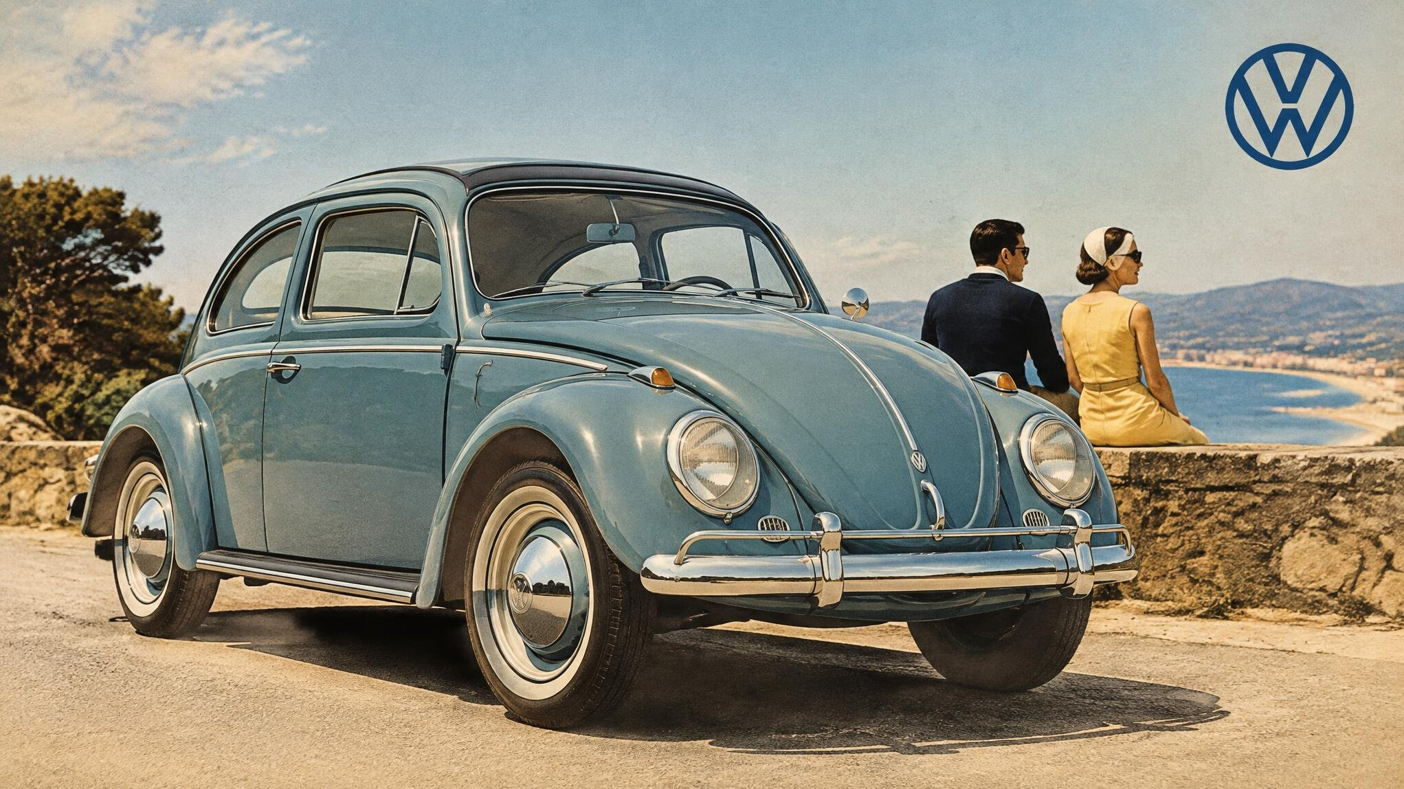 classic car advertisement