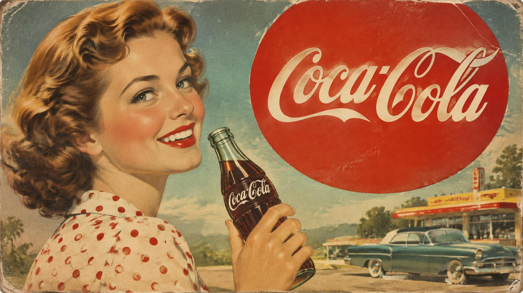 vintage advertisement poster