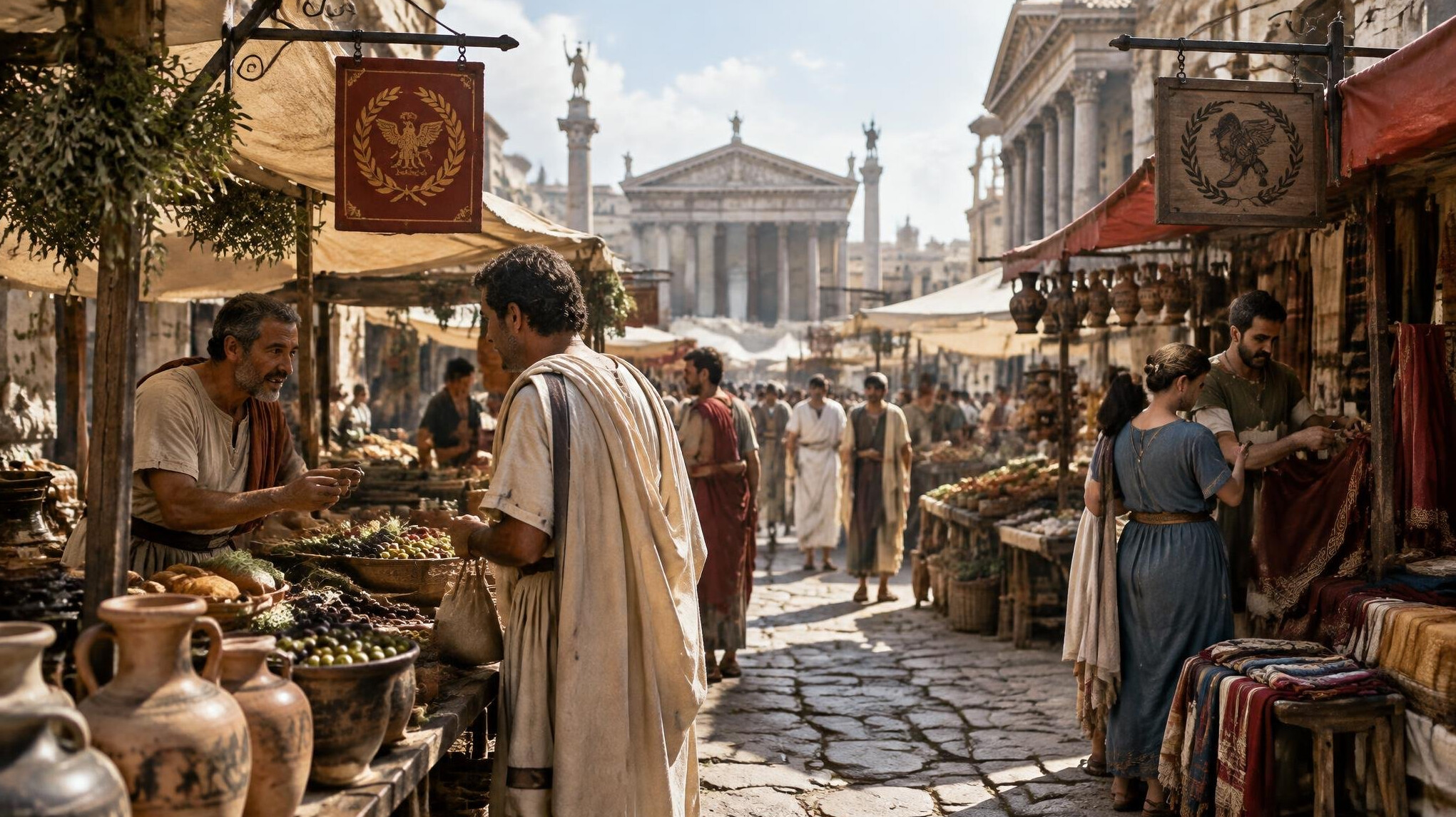 ancient market traders